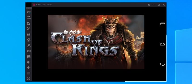 Clash of Kings using KOplayer