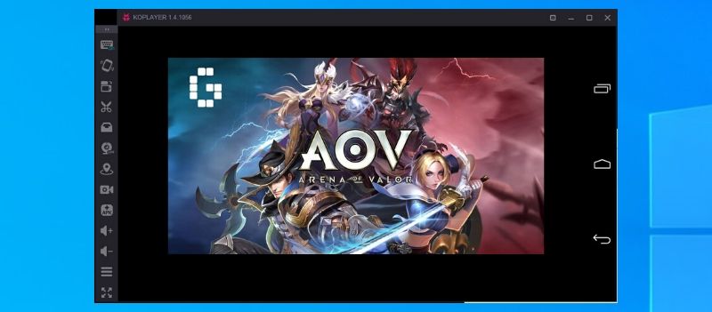 Garena - Arena of Valor Using KOPlayer