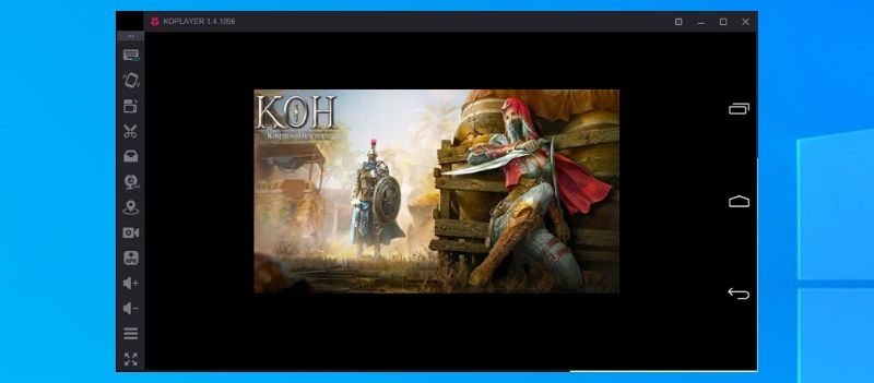 King of Hunters on Windows 10 using Koplayer