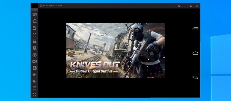Knives Out on Windows using Koplayer