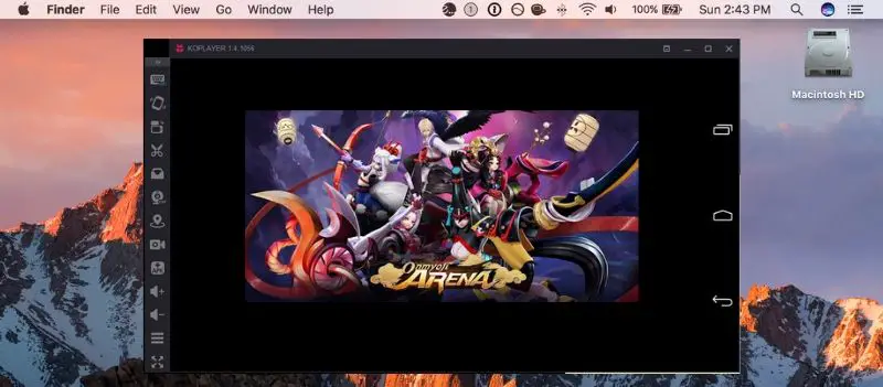 Onmyoji Arena on Mac with Koplayer