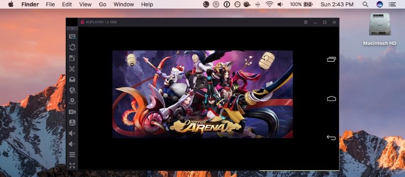 Onmyoji Arena on Mac with Koplayer