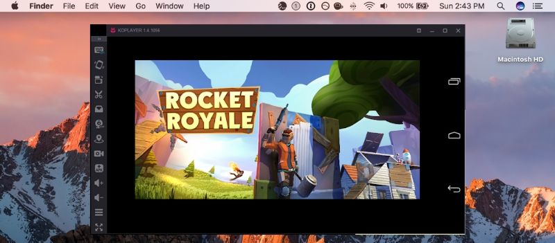 Rocket Royale on Mac OS using KOplayerRocket Royale on Mac OS using KOplayer